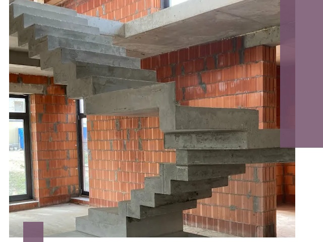 Изготовление бетонных лестниц под ключ в Волгограде