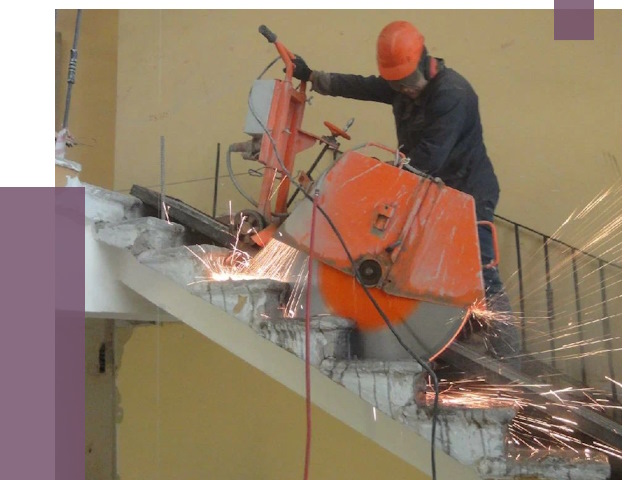 Демонтаж бетонных лестниц в Волгограде от 4676 руб. за м2 | ПРОЛЁТ-Влг