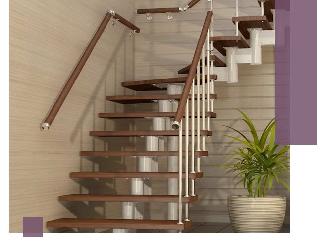 Изготовление модульных лестниц под ключ в Волгограде