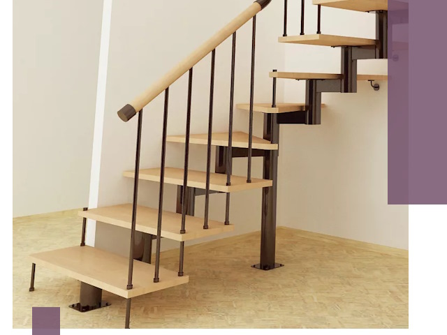 Монтаж лестниц на больцах в Волгограде — быстро и надежно