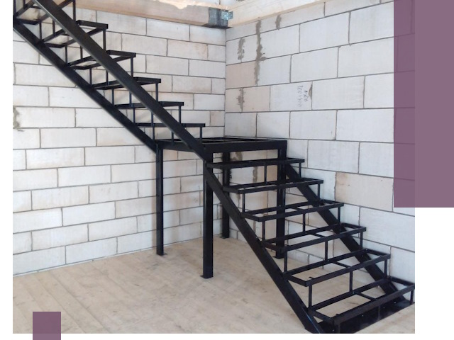 Лестницы на металлокаркасе под ключ в Волгограде — изготовление и монтаж