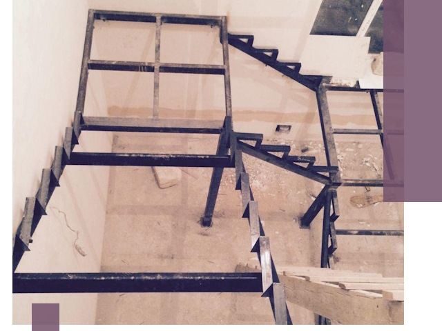 Монтаж лестниц на металлокаркасе в Волгограде быстро и качественно