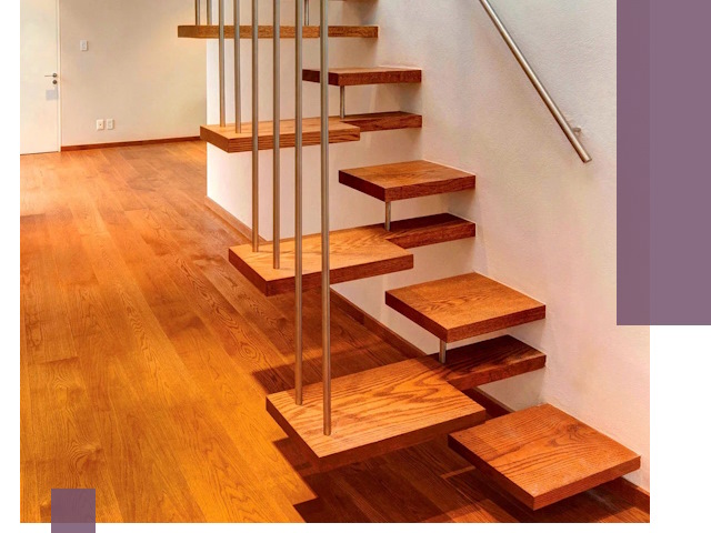 Лестницы «гусиный шаг» на заказ в Волгограде для узких пространств