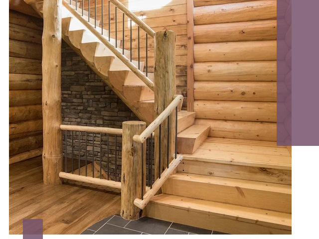 Лестницы в баню под заказ и профессиональный монтаж в Волгограде