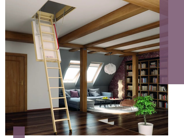 Чердачные лестницы под ключ в Волгограде: изготовление и монтаж