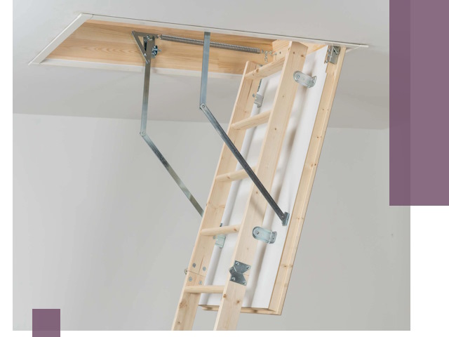 Установка чердачной лестницы под ключ в Волгограде