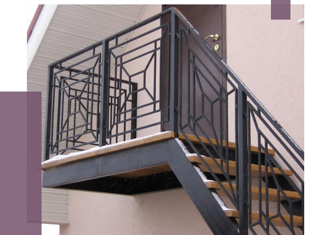 Металлические перила в Волгограде от 4364 руб.  | ПРОЛЁТ-Влг