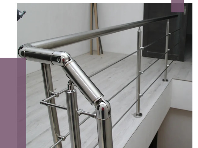 Перила из нержавеющей стали в Волгограде от 9144 руб. под ключ | ПРОЛЁТ-Влг