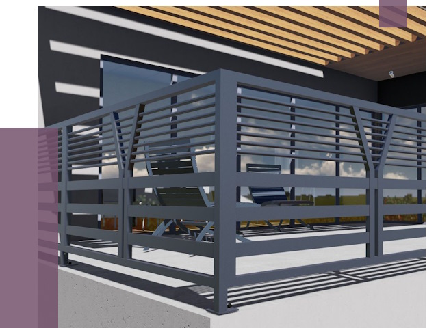 Изготовление балконных ограждений в Волгограде от 10911 руб. | ПРОЛЁТ-Влг