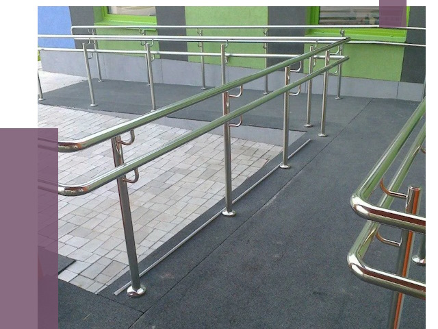 Ограждения пандусов в Волгограде от 4416 руб. монтаж | ПРОЛЁТ-Влг