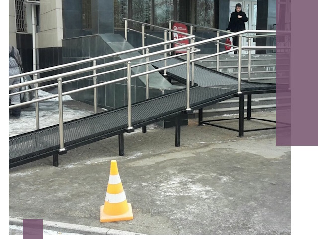 Стационарные пандусы под ключ в Волгограде — изготовление и монтаж