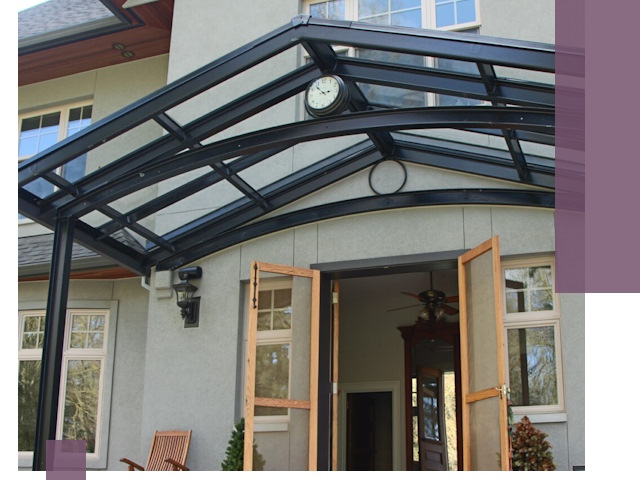 Изготовление и монтаж навесов и козырьков в Волгограде