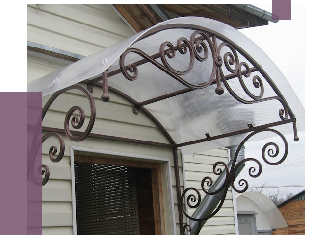 Изготовление козырьков в Волгограде от 7482 руб. — заказать | ПРОЛЁТ-Влг