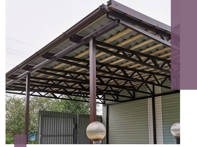 Навесы под ключ в Волгограде: изготовление, монтаж и гарантия