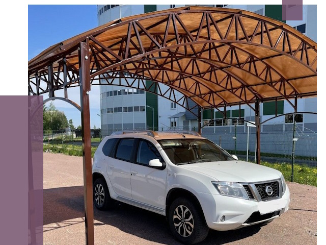 Недорогие навесы в Волгограде от 43642 руб. | ПРОЛЁТ-Влг