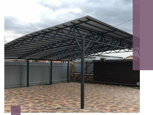 Недорогие навесы под ключ в Волгограде — изготовление и монтаж