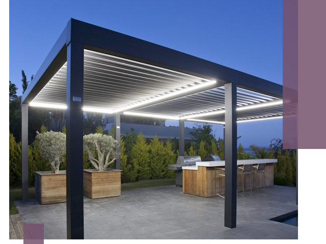 Навесы отдельно стоящие под ключ в Волгограде из металла и поликарбоната