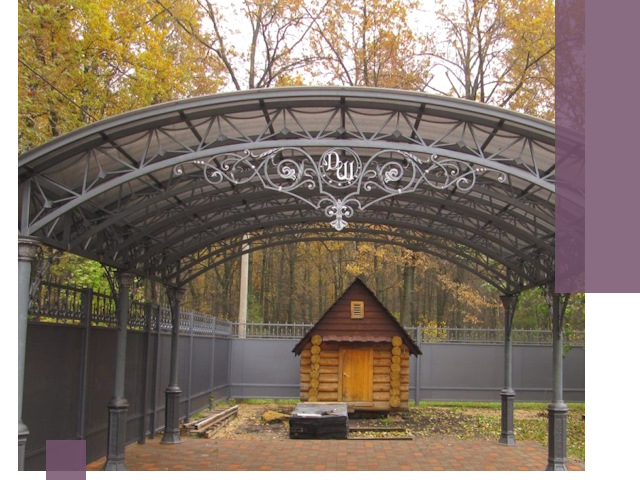 Кованые навесы премиум-класса под заказ в Волгограде