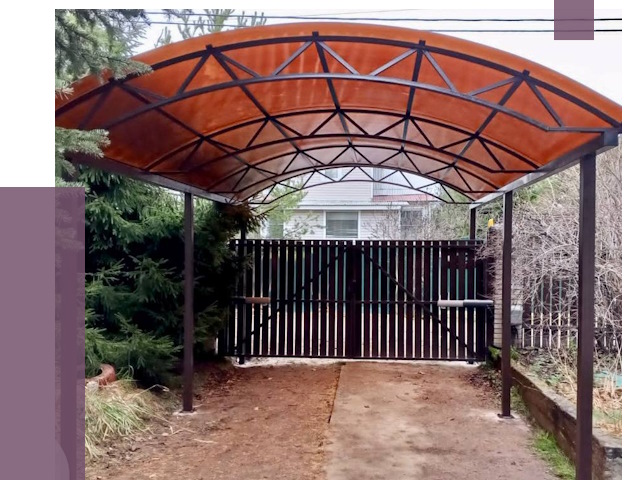 Арочные навесы в Волгограде от 12937 руб. — изготовление и монтаж | ПРОЛЁТ-Влг