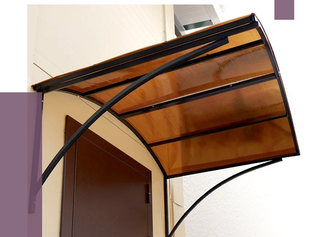 Недорогие козырьки в Волгограде от 7710 руб.  | ПРОЛЁТ-Влг