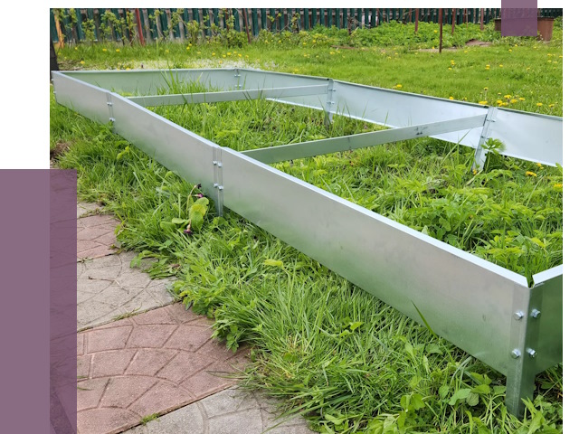 Металлические бордюры для грядок в Волгограде от 1818 руб.