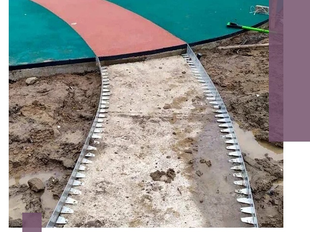 Металлические бордюры для дорожек в Волгограде — монтаж и изготовление