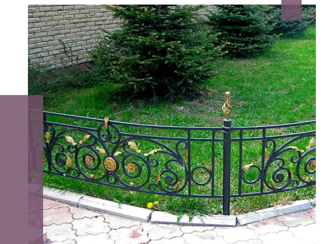 Кованые газонные ограждения в Волгограде от 7741 руб. — ПРОЛЁТ-Влг