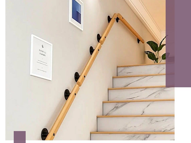 Поручни металлические и деревянные под ключ в Волгограде