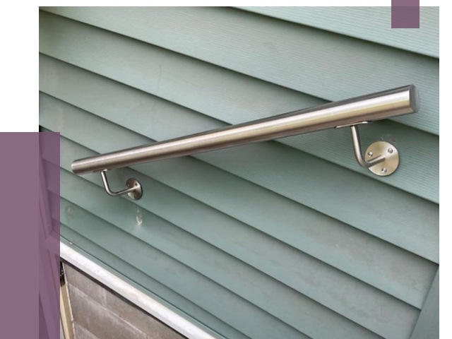 Поручни из нержавеющей стали в Волгограде от 7793 руб.  | ПРОЛЁТ-Влг